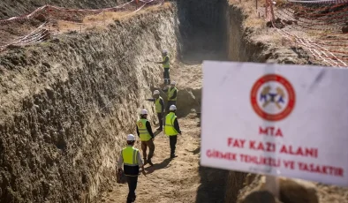 MTA 225 Diri Fayın Deprem Üretme Potansiyelini Ortaya Koydu